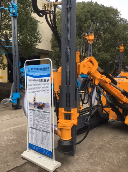 KG420BH Kaishan Dia. 90-115mm 25m DTH Drilling Jumbo with Dust collector