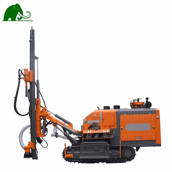 Jumbo de perfuração de rocha com motor híbrido de pressão hidráulica móvel direto da fábrica com lança única para escavação de túnel